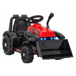 Elektrický traktor s lyžicou G320 - červený